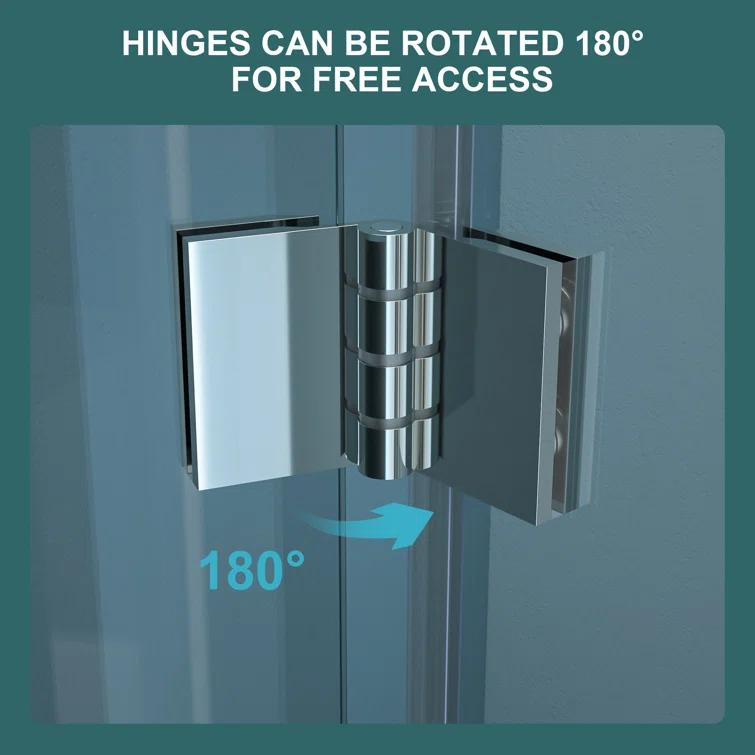 Fold Frameless Shower Door