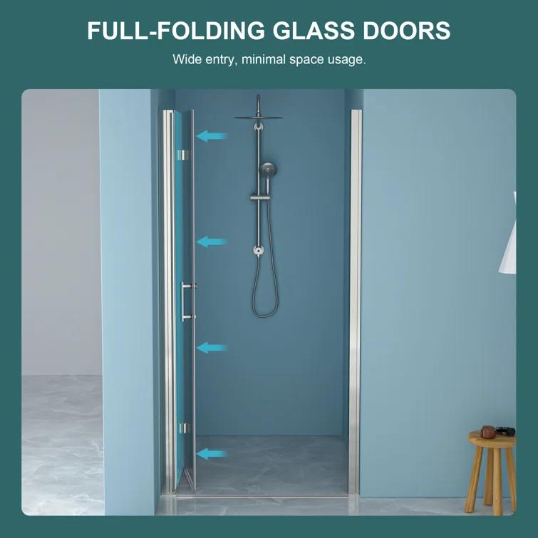 Fold Frameless Shower Door