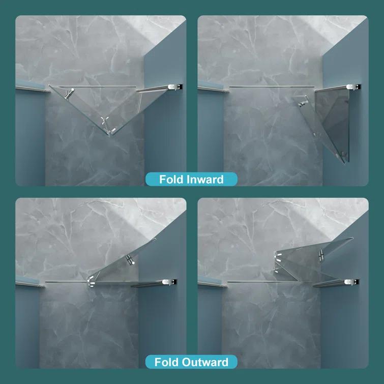 Fold Frameless Shower Door