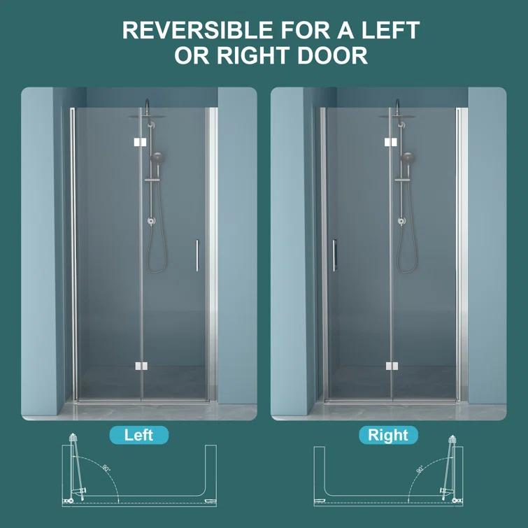 Fold Frameless Shower Door