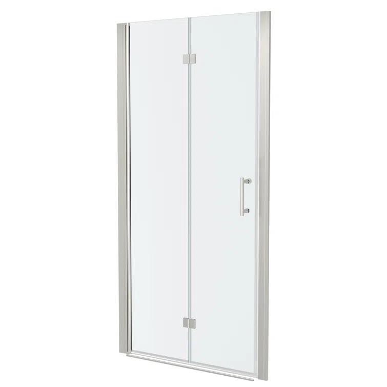 walterwork WYDHF170782Q 36"W x 72"H Folding Tempered Glass Shower Door