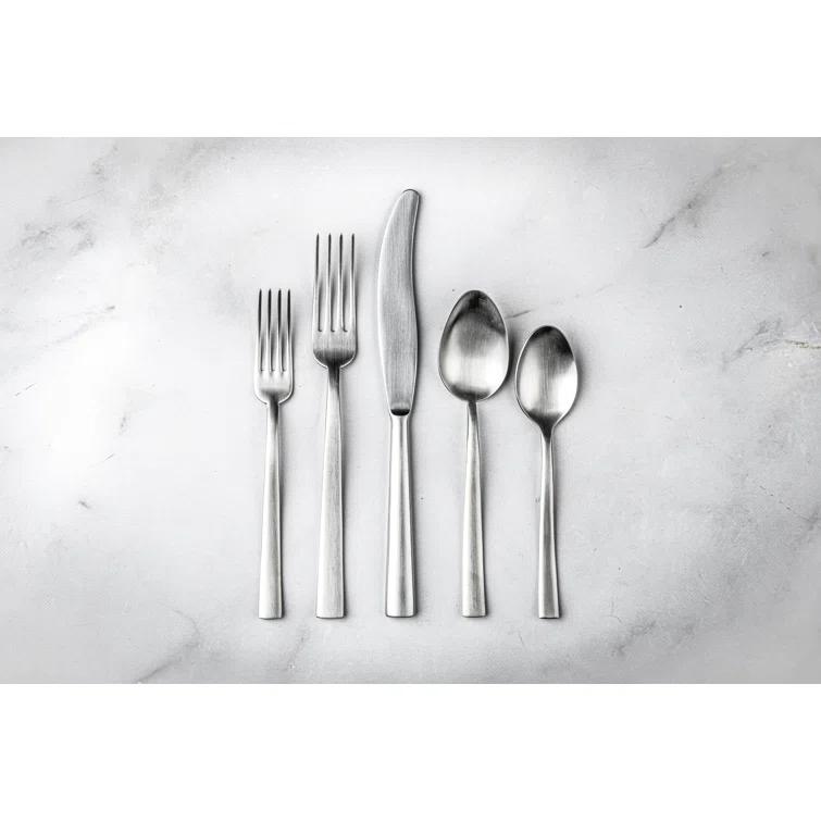 Linea Flatware 20-Piece Set by Mepra - Polished Stainless Steel