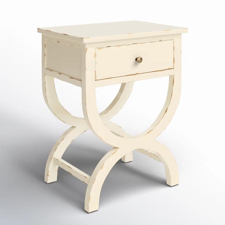 Floris End Table With Storage