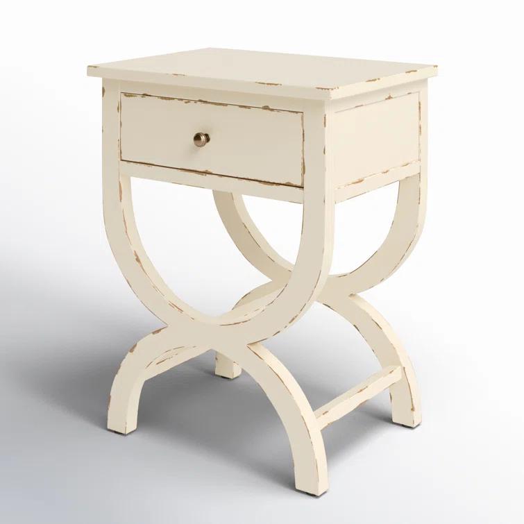 Floris End Table With Storage