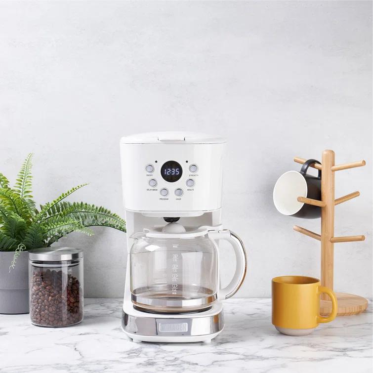 HADEN Ivory Programmable Drip Coffee Maker