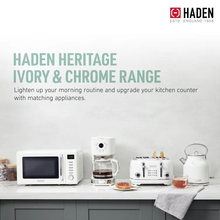 HADEN Ivory Programmable Drip Coffee Maker