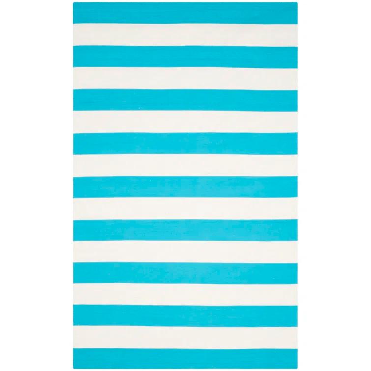 Morabito Hand Woven Cotton Striped Rug