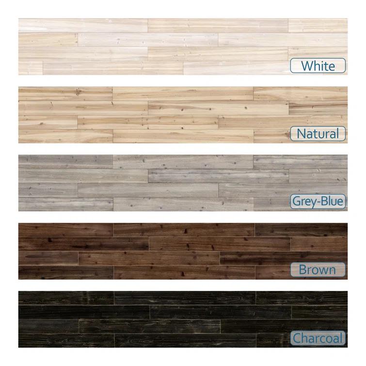 47.25" L x 4.75" W Solid Barn Wood Wall Planks Decorative Wall Paneling