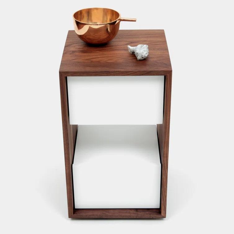 THN 14'' W Solid Wood Nightstand