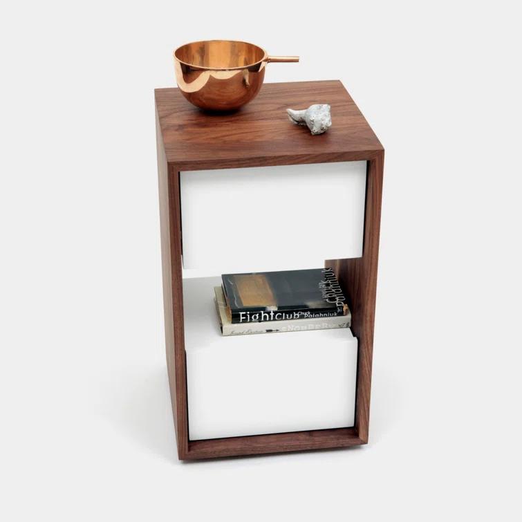 THN 14'' W Solid Wood Nightstand