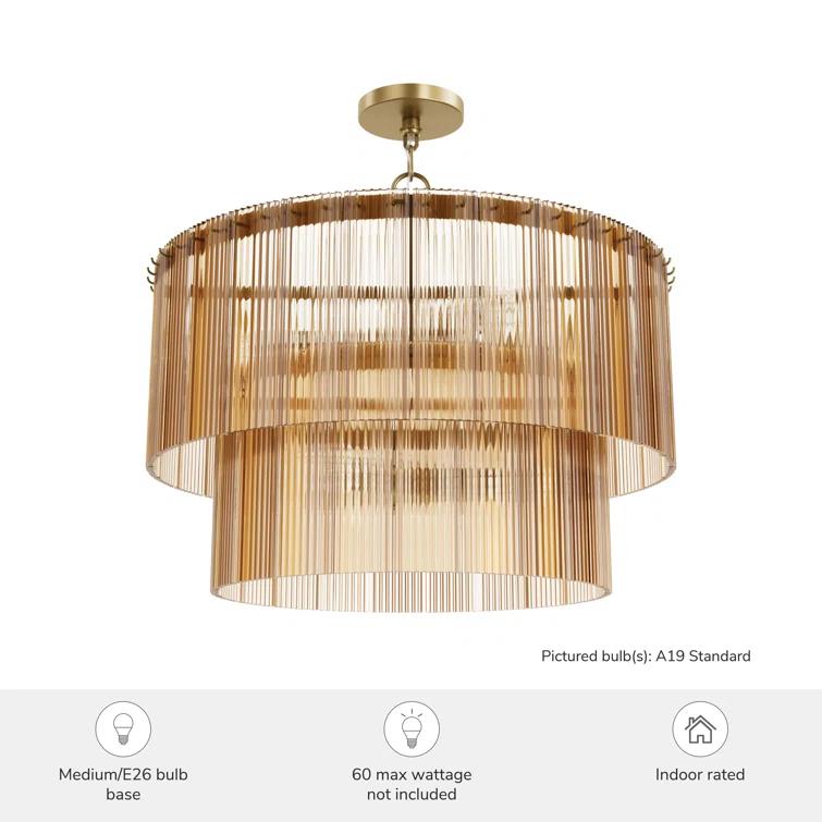 Ontario 6 Light Pendant Ceiling Light Fixture