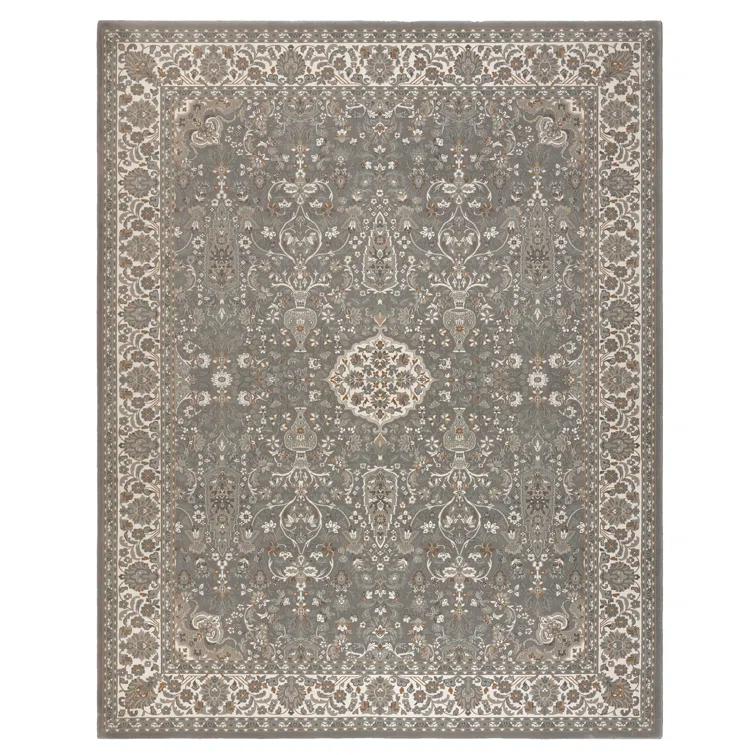 Gertmenian Majestic Vernon Traditional Oriental Floral Wide Border Area Rug