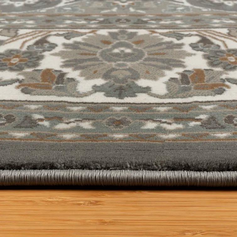 Gertmenian Majestic Vernon Traditional Oriental Floral Wide Border Area Rug