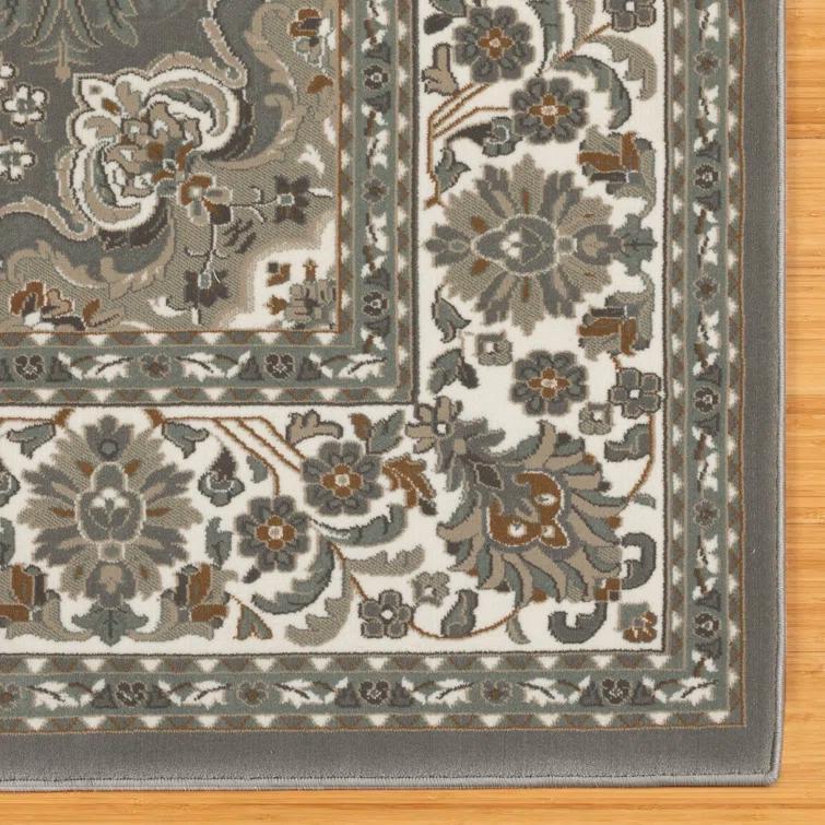Gertmenian Majestic Vernon Traditional Oriental Floral Wide Border Area Rug