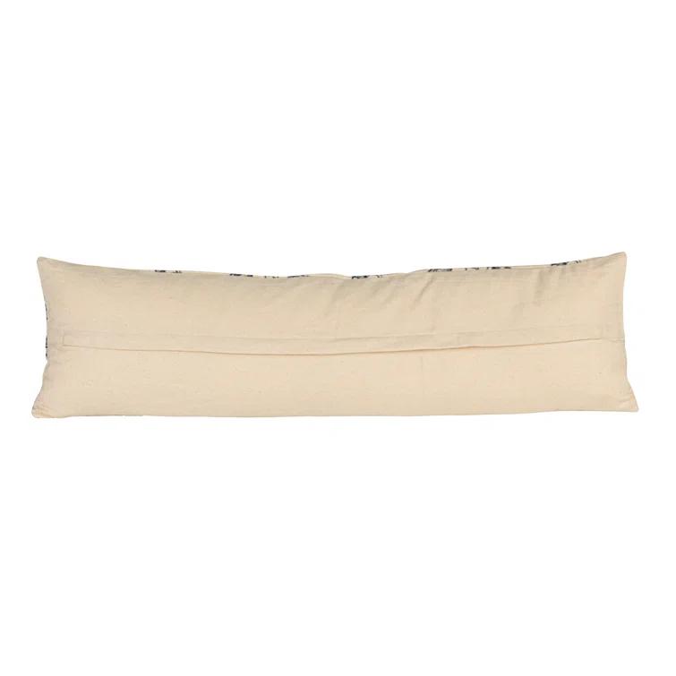Creative Co-Op Long Patterned Cotton Lumbar Pillow