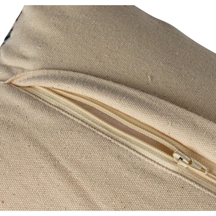 Creative Co-Op Long Patterned Cotton Lumbar Pillow
