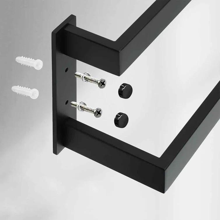 Double Towel Bar 24", SUS304 Stainless Steel Towel Racks For Bathroom Wall Mounted, Heavy Duty Bathroom Towel Holder, Space Saving Towel Hanger