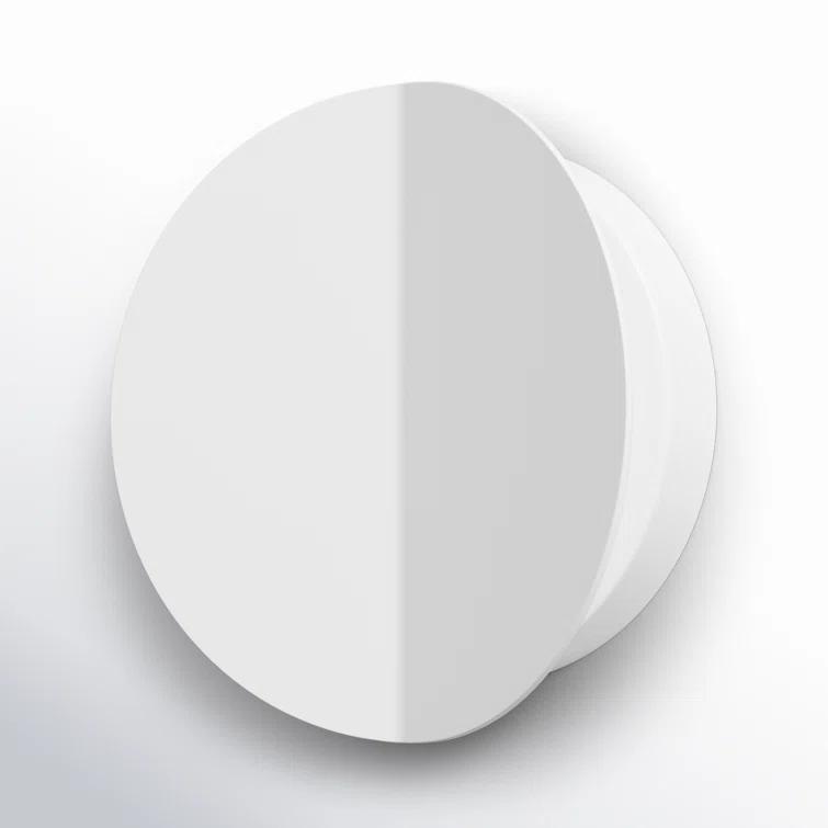 Dottie 7" Matte White LED Flush Mount Sconce