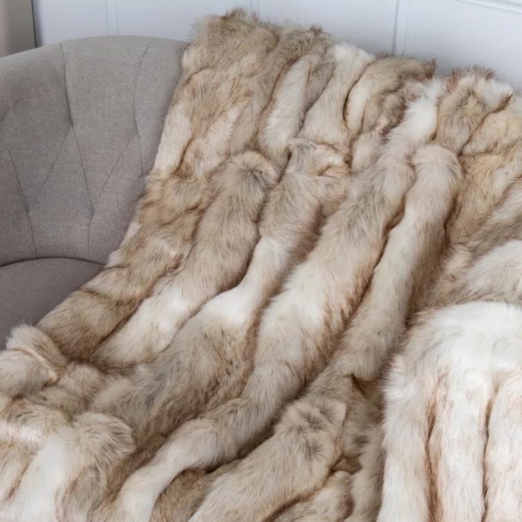 Faux Fur Throw