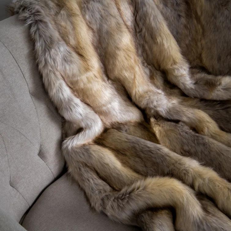 Faux Fur Throw