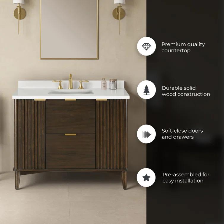 Gabi 42 in. Single Sink Bathroom Vanity