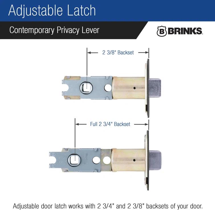 Brinks Mendocino Contemporary Privacy Lever