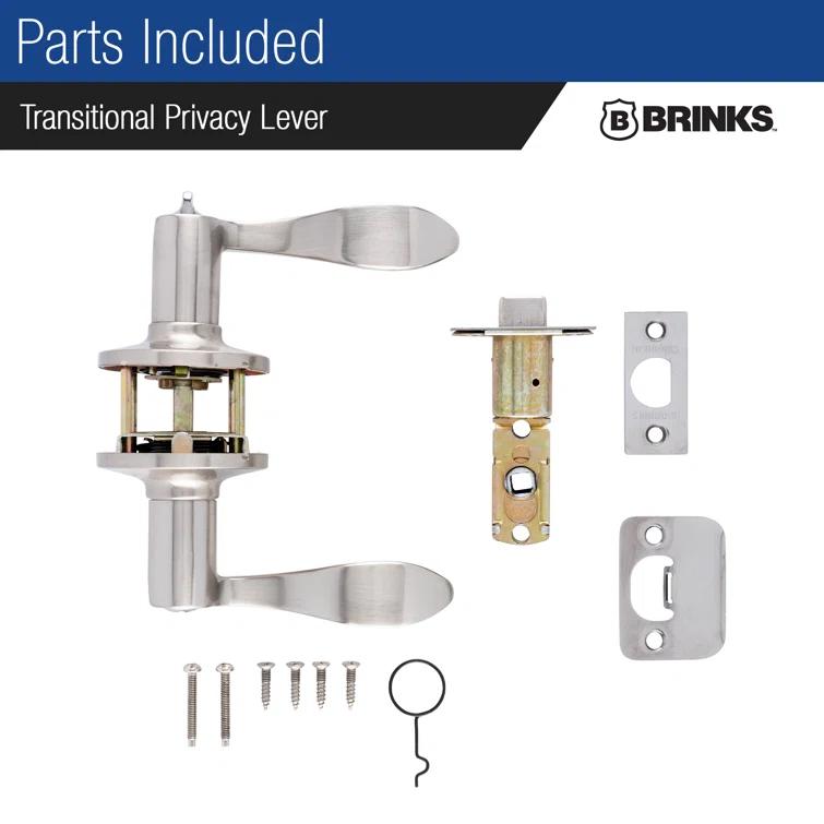 Brinks Raleigh Transitional Privacy Wave Lever