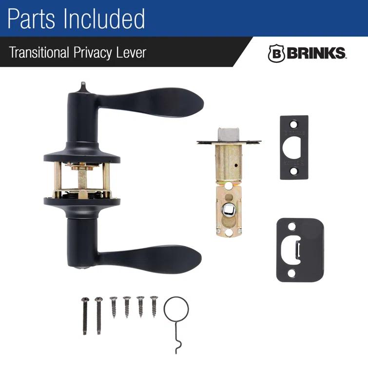 Brinks Raleigh Transitional Privacy Wave Lever