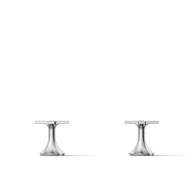 Occasion Cross Bathroom Sink Faucet Handles, 3.12" H x 3" W