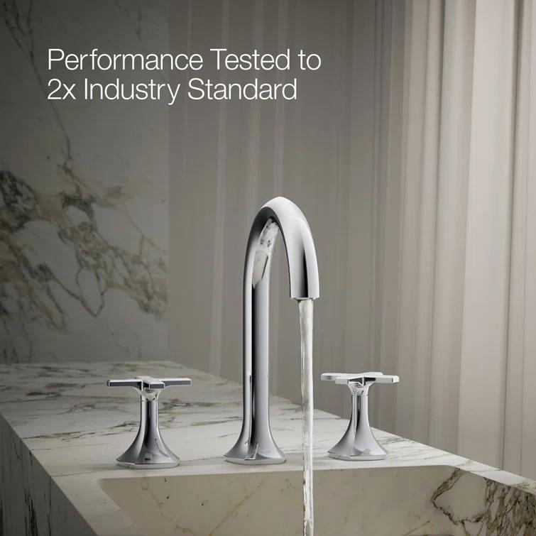 Occasion Cross Bathroom Sink Faucet Handles, 3.12" H x 3" W