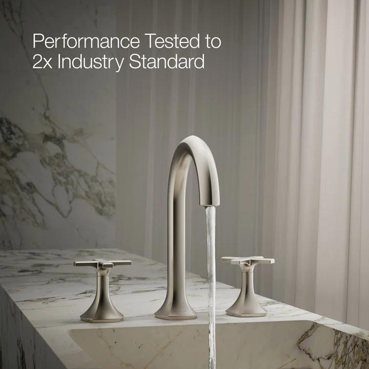 Occasion Cross Bathroom Sink Faucet Handles, 3.12" H x 3" W
