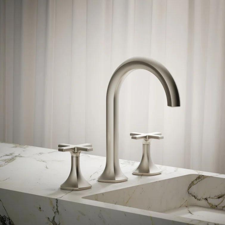 Occasion Cross Bathroom Sink Faucet Handles, 3.12" H x 3" W