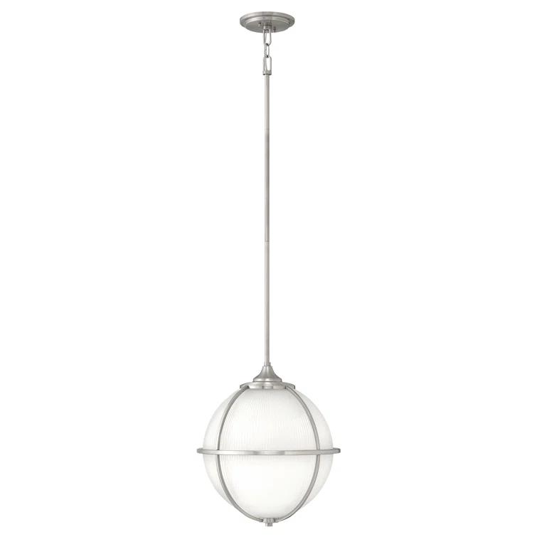 3-Light Glass Globe Pendant