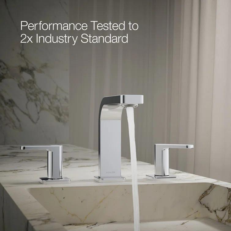 Parallel™Widespread Bathroom Faucet, 3-Hole Two Lever Handle Bathroom Sink Faucet, 1.2 GPM