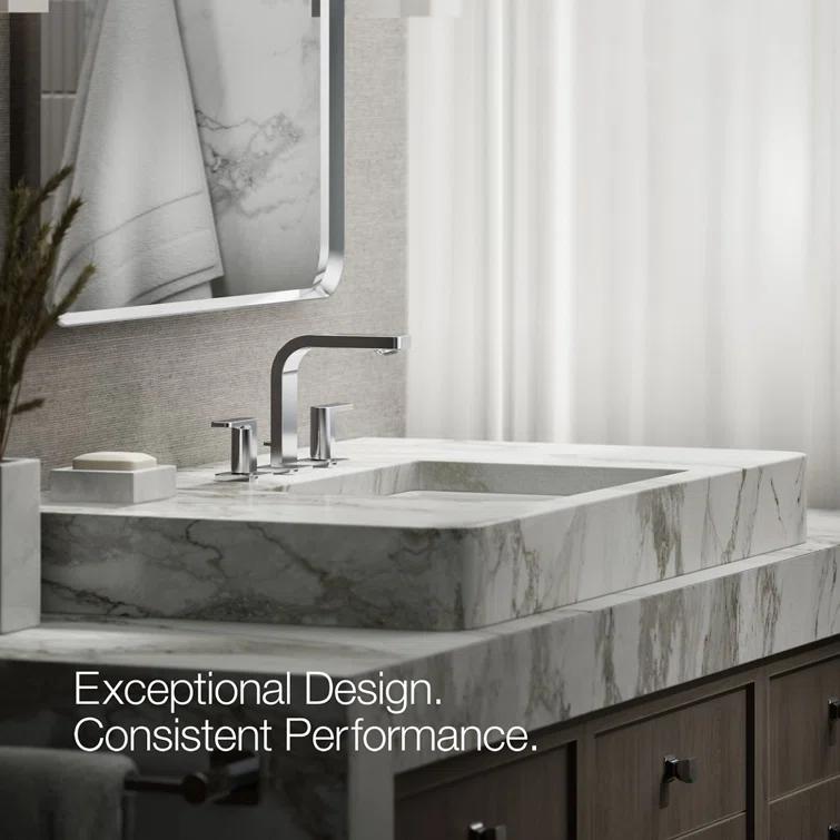 Parallel™Widespread Bathroom Faucet, 3-Hole Two Lever Handle Bathroom Sink Faucet, 1.2 GPM