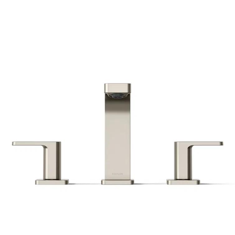 Kohler ® Parallel ® Widespread Nickel Bathroom Sink Faucet and Handles