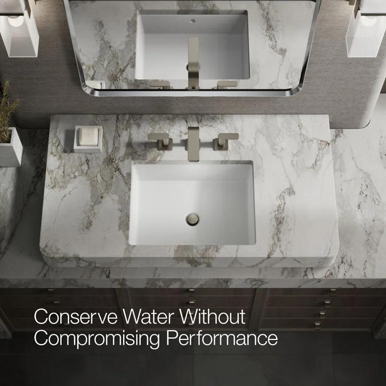 Kohler ® Parallel ® Widespread Nickel Bathroom Sink Faucet and Handles