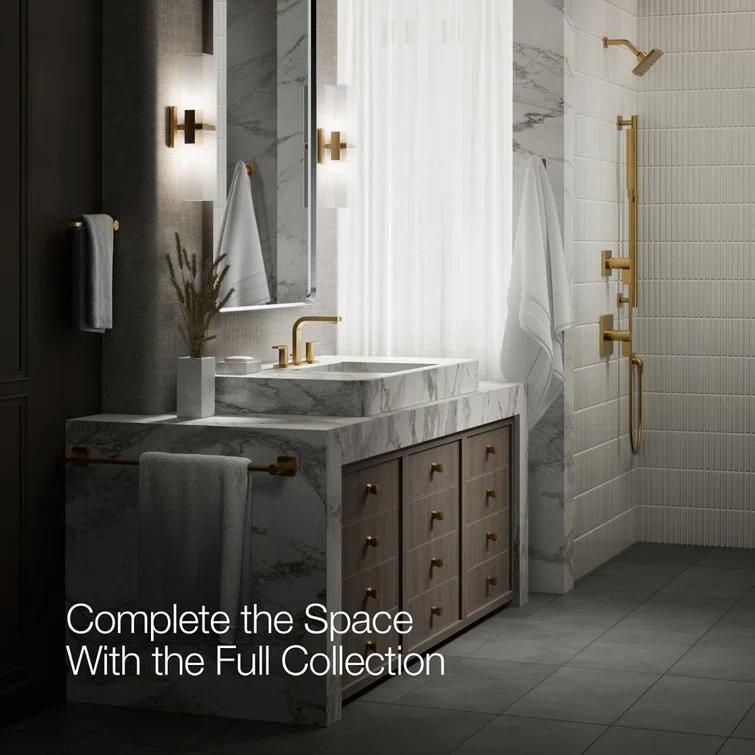 Kohler ® Parallel Brass Bathroom Sink Faucet and Handles