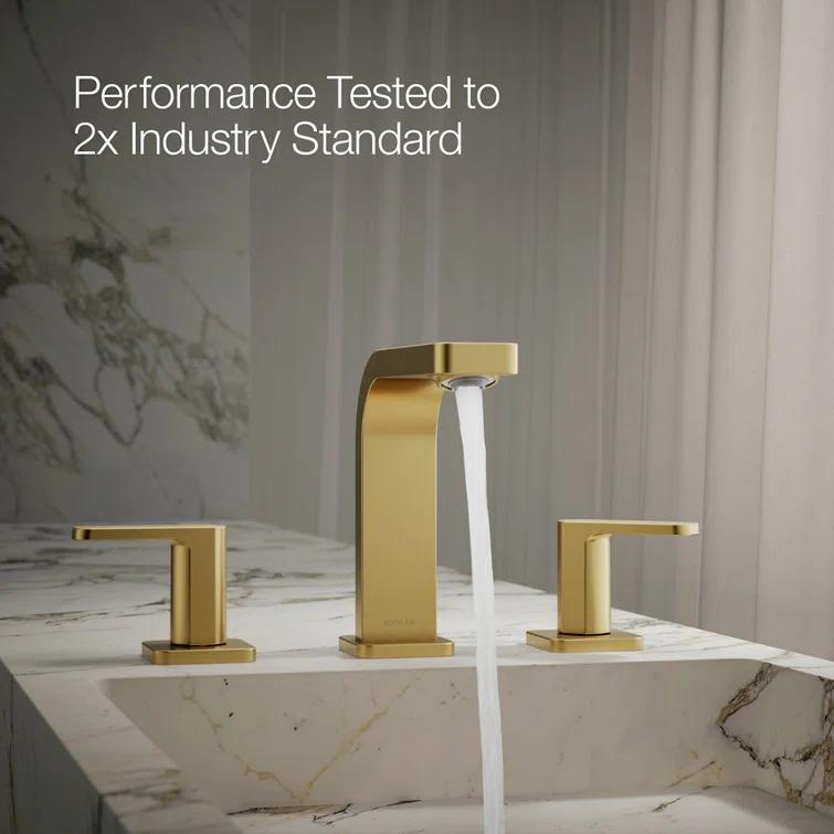 Kohler ® Parallel Brass Bathroom Sink Faucet and Handles