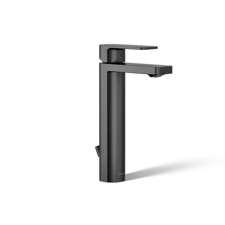 Parallel™ Tall Single-Handle Bathroom Sink Faucet, Single-Hole Faucet with Pop-Up Drain, 1.2 GPM