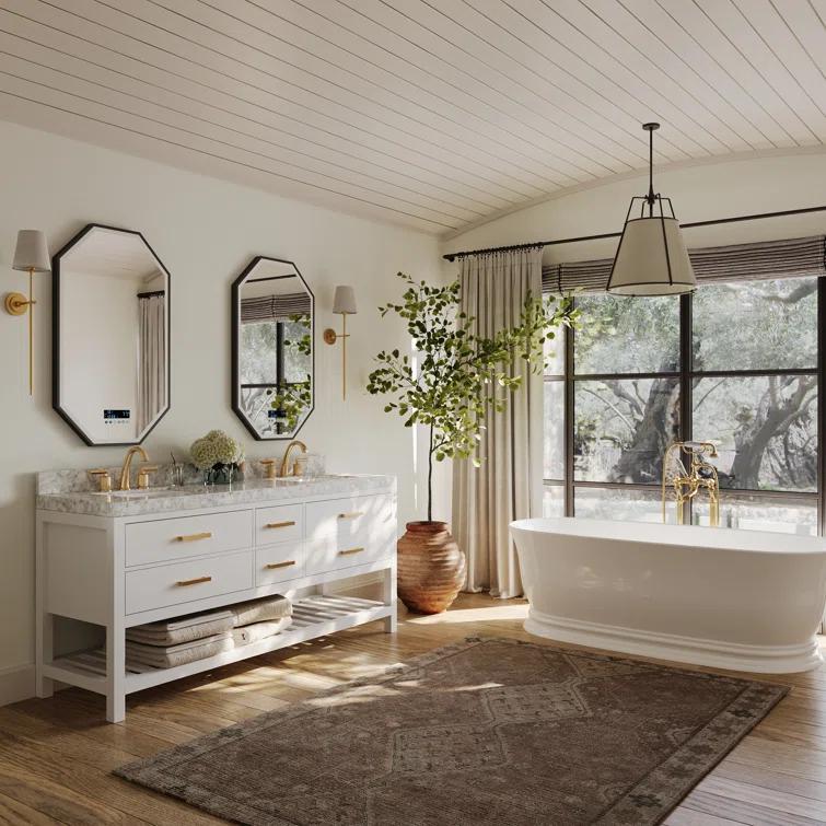 Carrie 72'' Double Bathroom Vanity