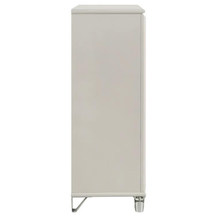 5-drawer Bedroom Chest Of Drawers Pearl White