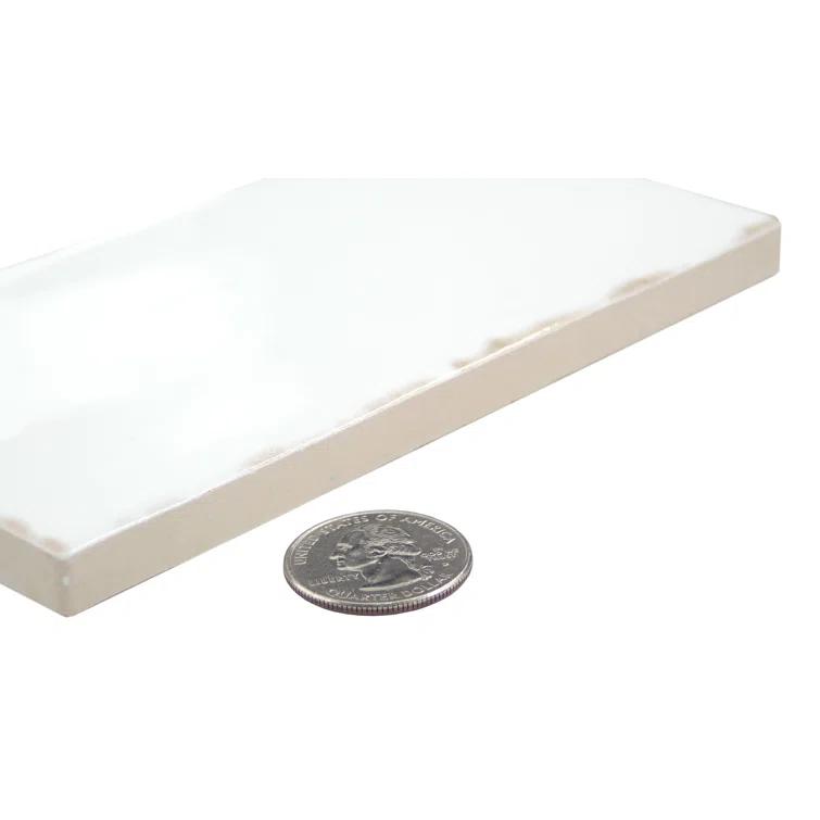 Antigo Snow 2 in. x 5 in. Glossy Ceramic Wall Tile (12.1 sq. ft./Case, 144 pcs)