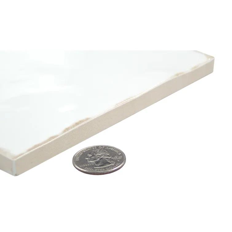 Antigo Snow 2 in. x 5 in. Glossy Ceramic Wall Tile (12.1 sq. ft./Case, 144 pcs)