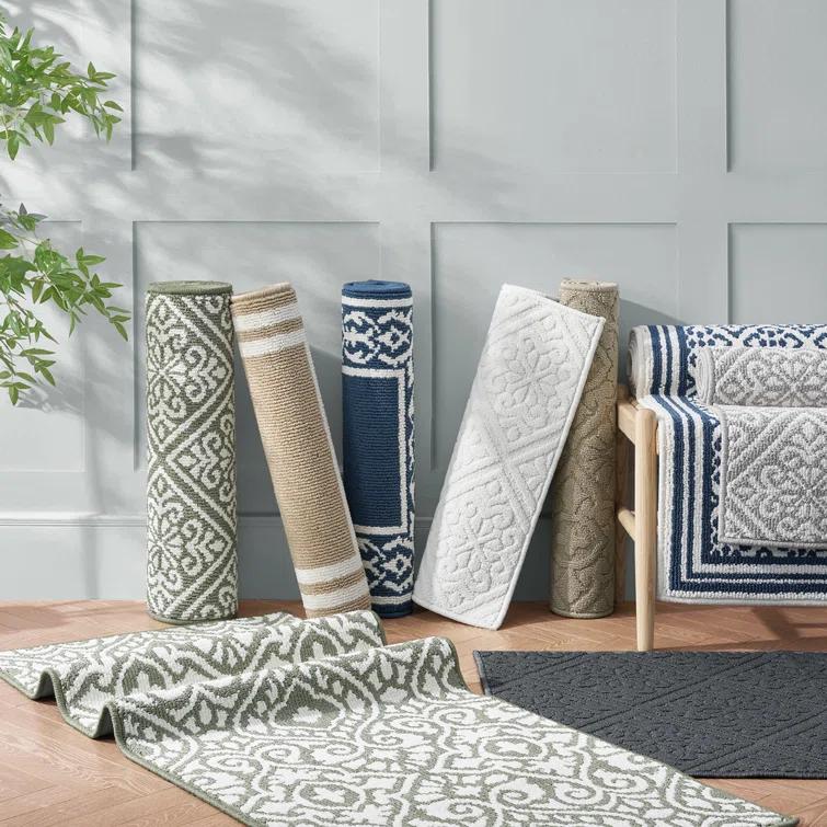Laura Ashley Austell Solid Hi-Low Tufted Rugs