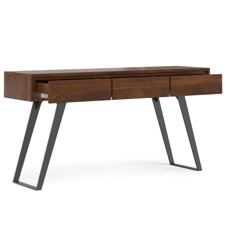 Lowry 60'' Solid Wood Top Console Table