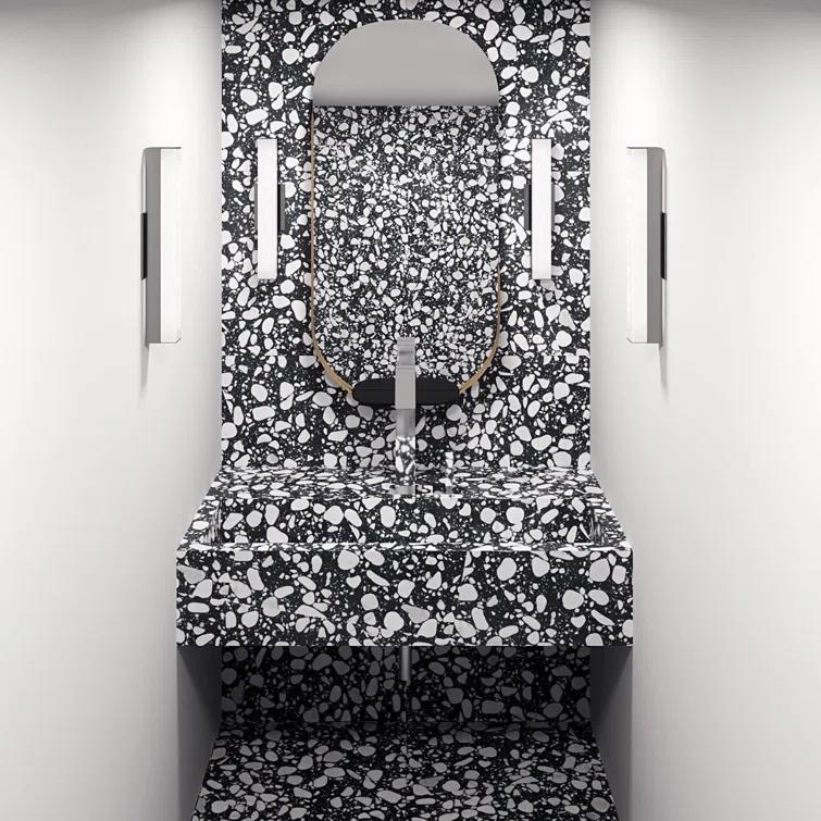 Brezza Terrazzo 23.62 in. x 23.62 in. Honed Terrazzo Floor and Wall Tile (3.87 Sq. Ft. / Each)