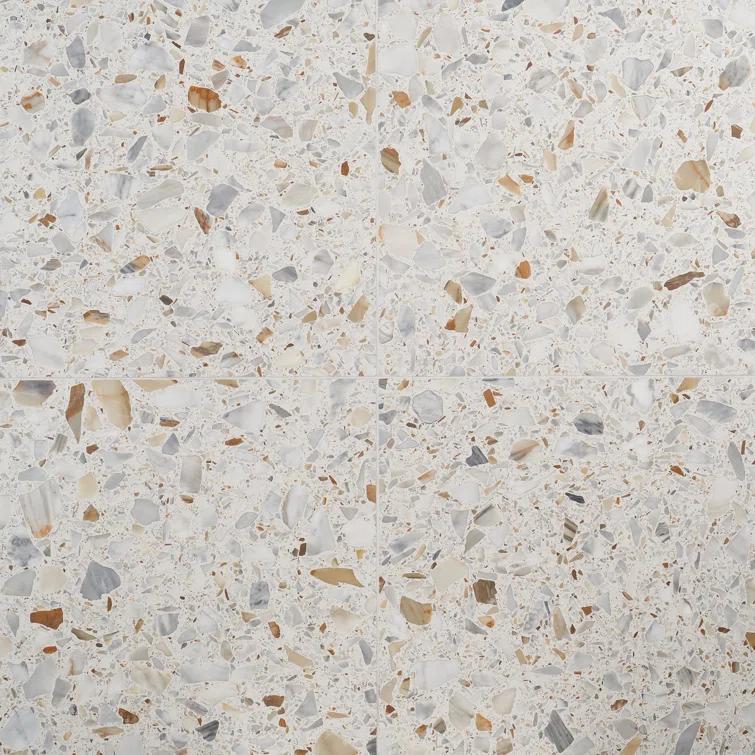 Brezza Terrazzo 23.62 in. x 23.62 in. Honed Terrazzo Floor and Wall Tile (3.87 Sq. Ft. / Each)