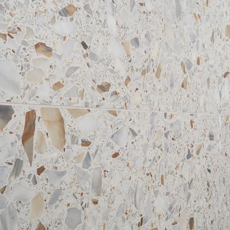 Brezza Terrazzo 23.62 in. x 23.62 in. Honed Terrazzo Floor and Wall Tile (3.87 Sq. Ft. / Each)