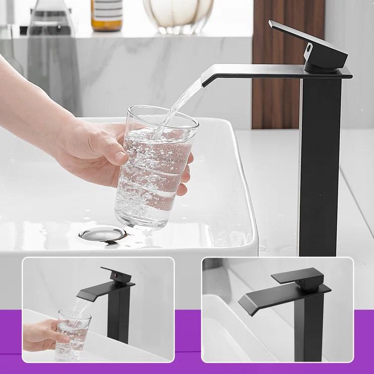 Vessel Sink Faucet Single-handle Bathroom Faucet with Drain Assembly